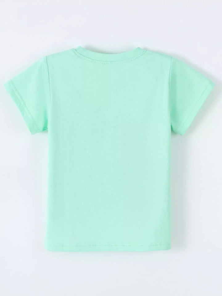 Children's Snail and Bunny Race Graphic Short Sleeve T-Shirt