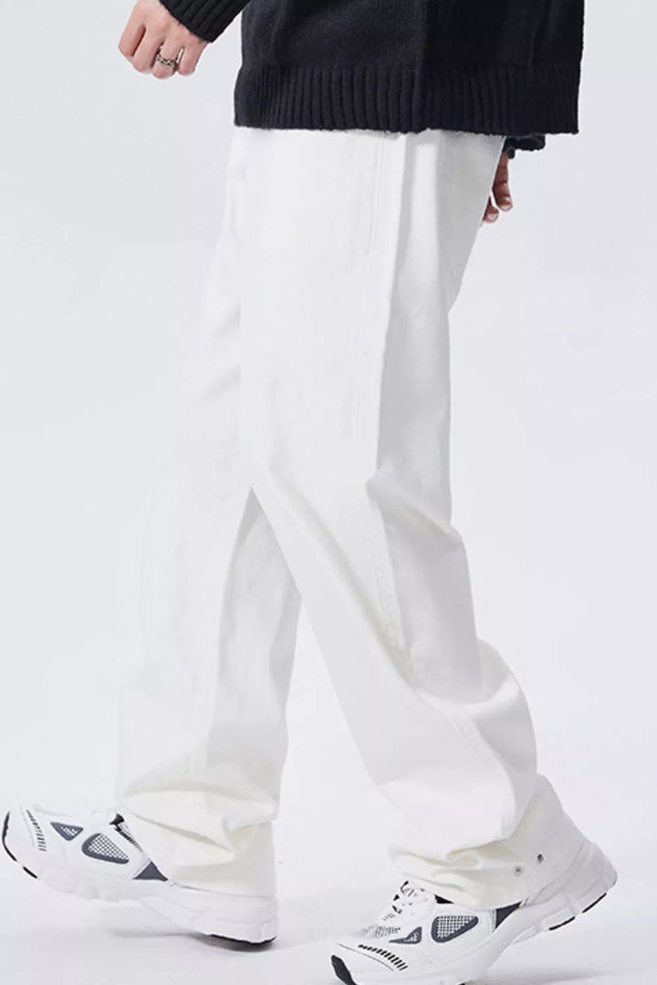 Men's Full Size Wide Leg Jeans Plus Size