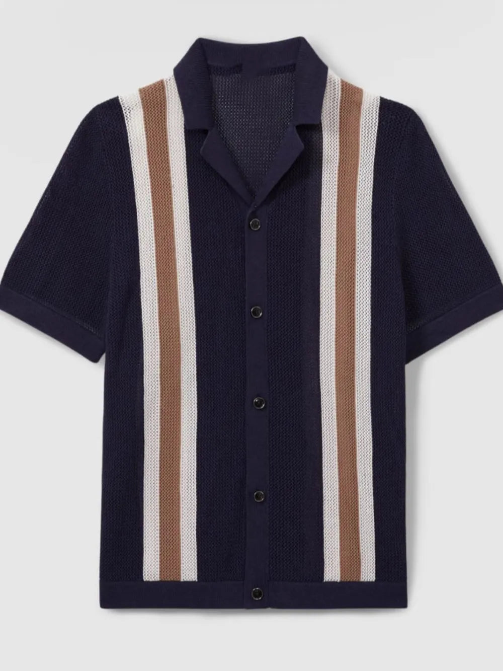 Men's Plus Size Button Down Short Sleeve Shirt