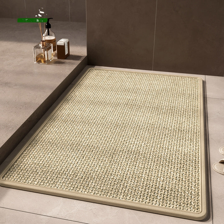 Entrance Doormat Linen-woven Non-slip Bath Mat