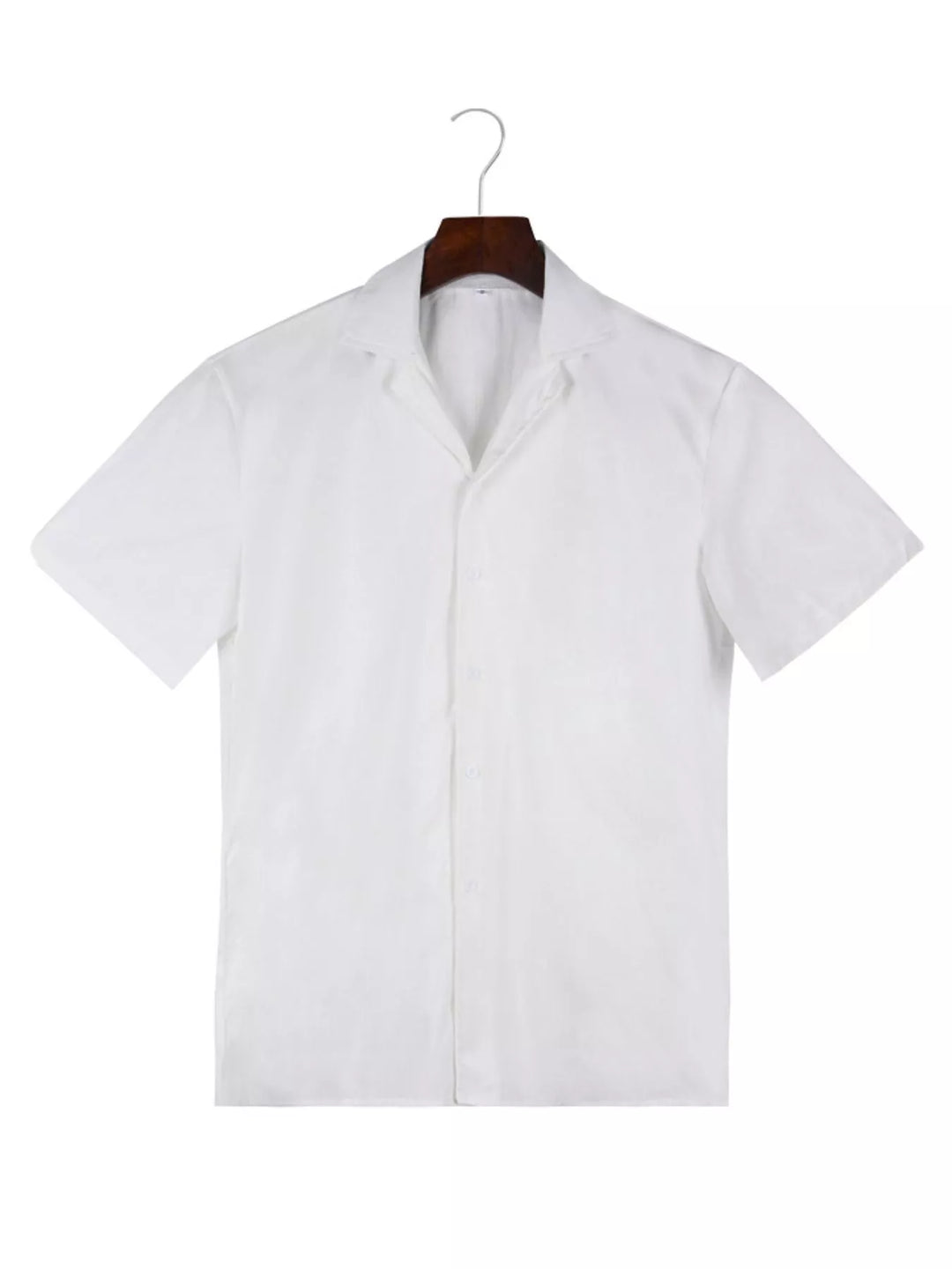 Men's Full Size Casual Short-Sleeve Shirt Plus SIze