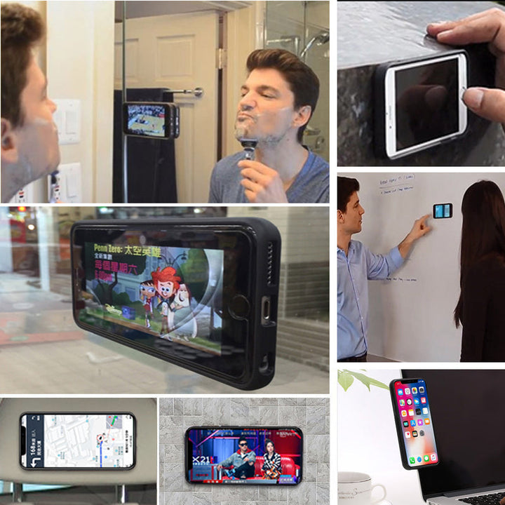 Anti-gravity nano adsorption mobile phone case