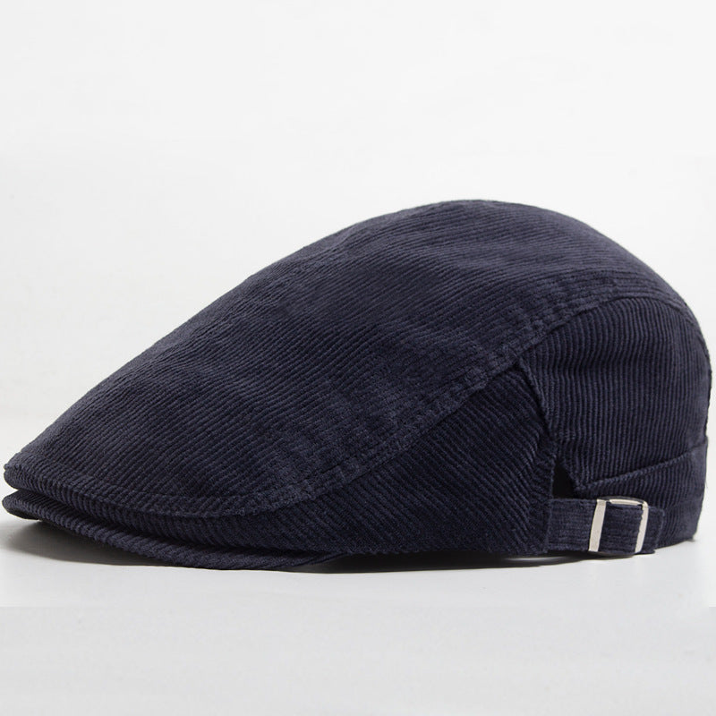 Autumn And Winter Corduroy With Two Hats