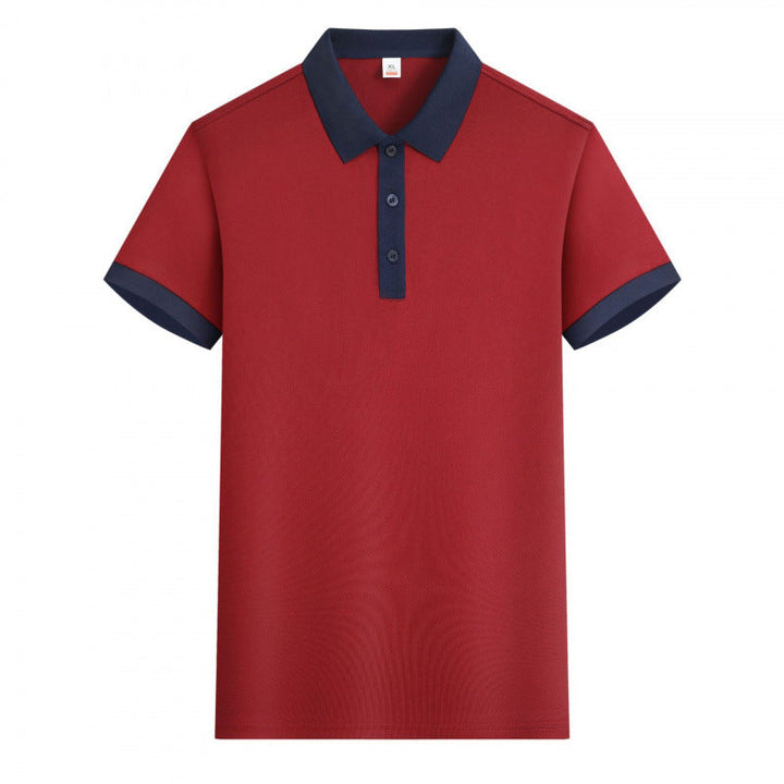 Business Summer Ice Silk Short-Sleeve T-Shirt