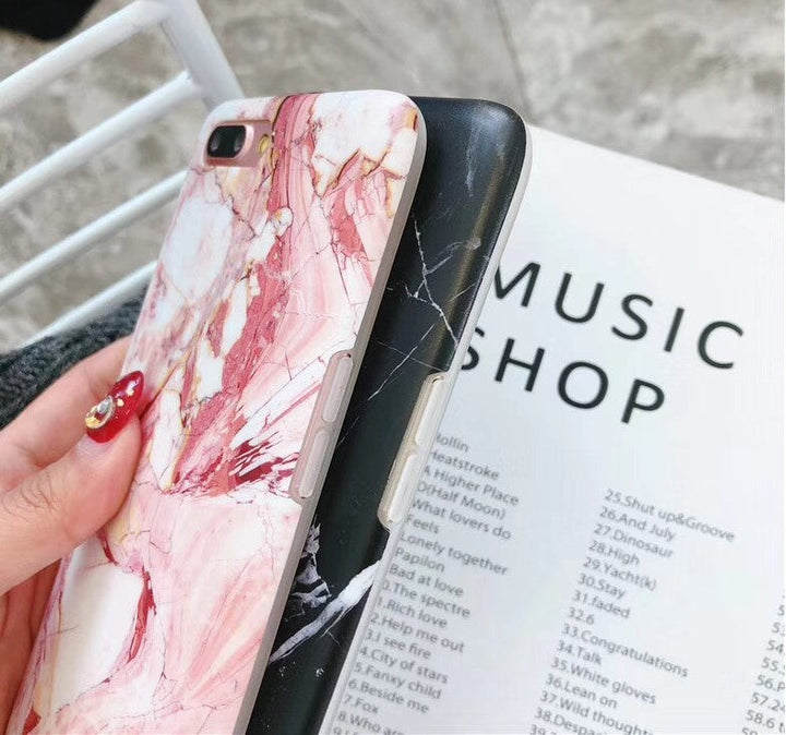 Compatible with Apple, Luxury marble phone case for iPhone 7 case for iphone X 7 6 6S 8 Plus 6S case cover XR XS MXA silicon case