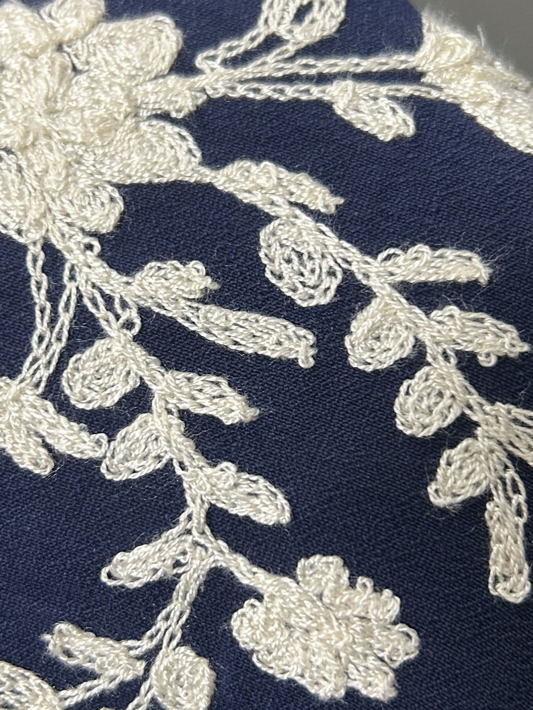 Floral Embroidered Button Down Shirt