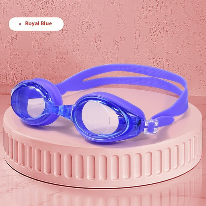Plain Light Swimming Glasses HD Anti-fog Waterproof Professional Comfortable Big Frame Not Tight