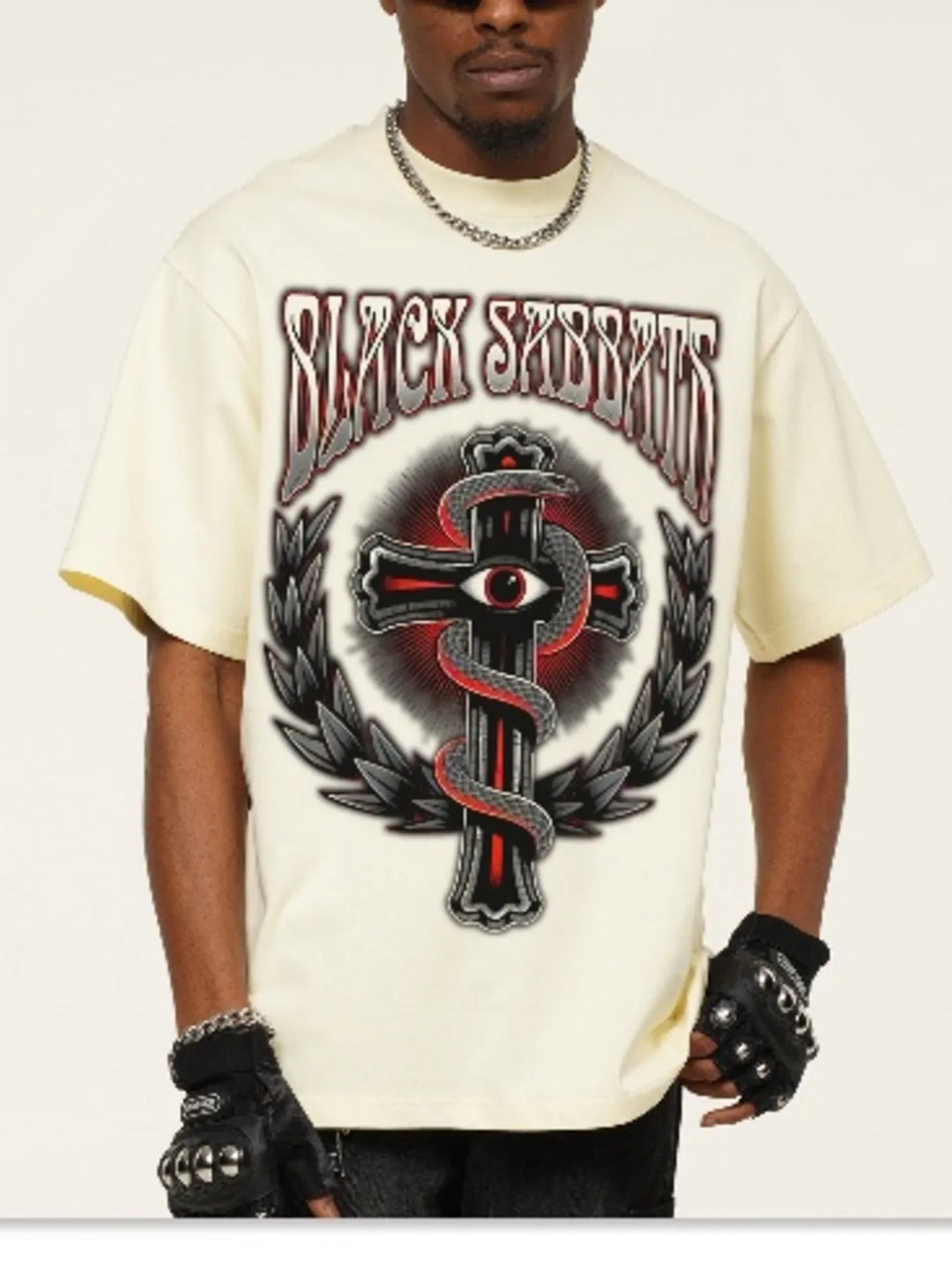 Men's Graphic Round Neck Short Sleeve T-Shirt