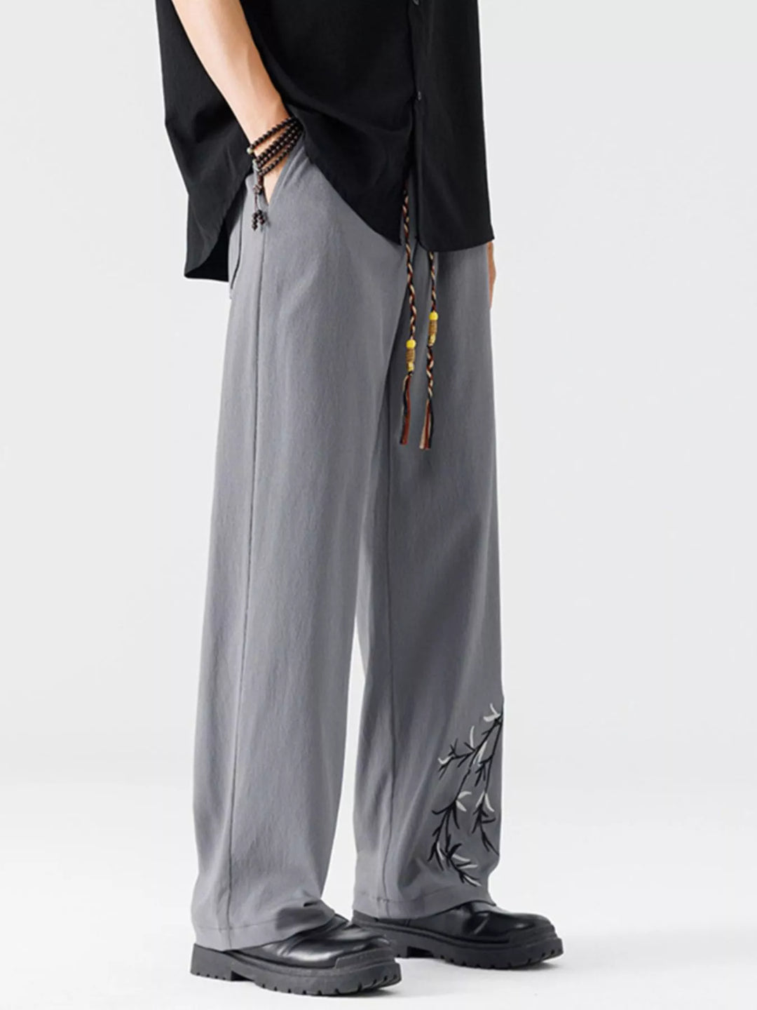 Men's Full Size Wide Leg Pants Plus Size