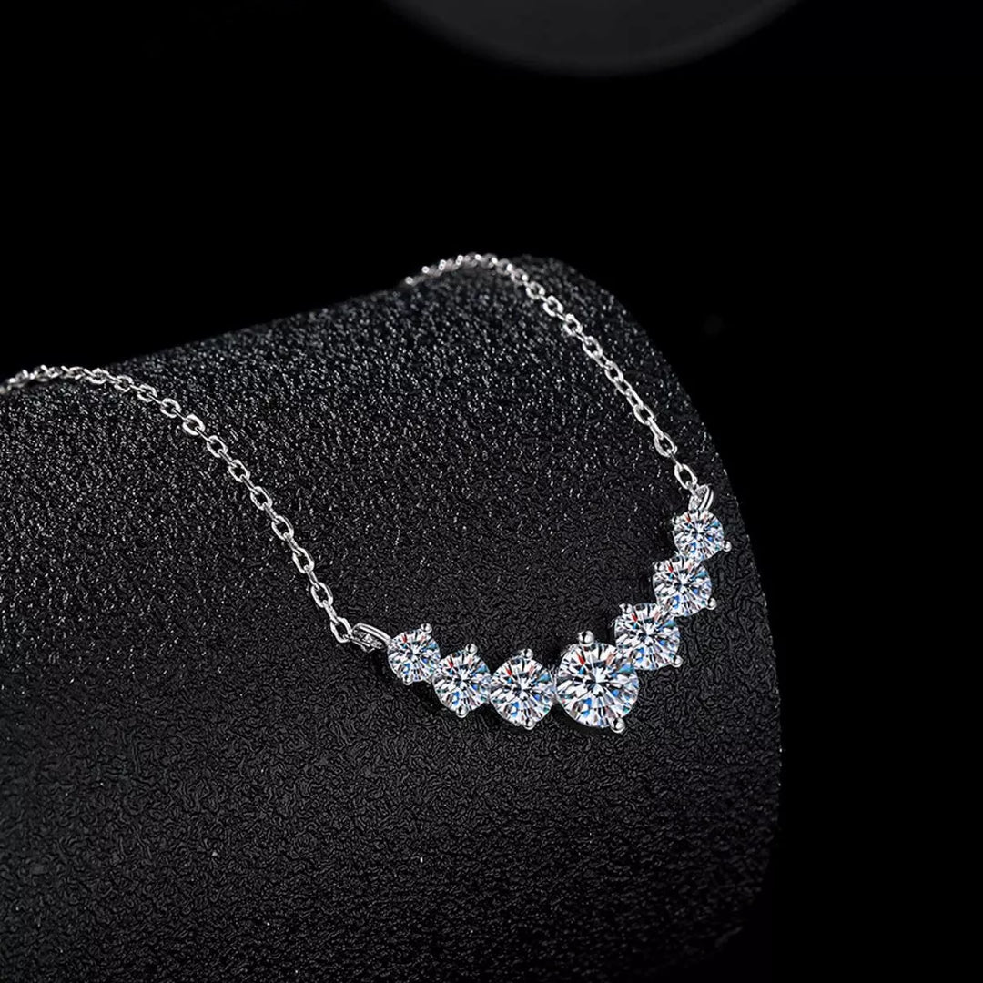 2.8 Carat Moissanite 925 Sterling Silver Necklace