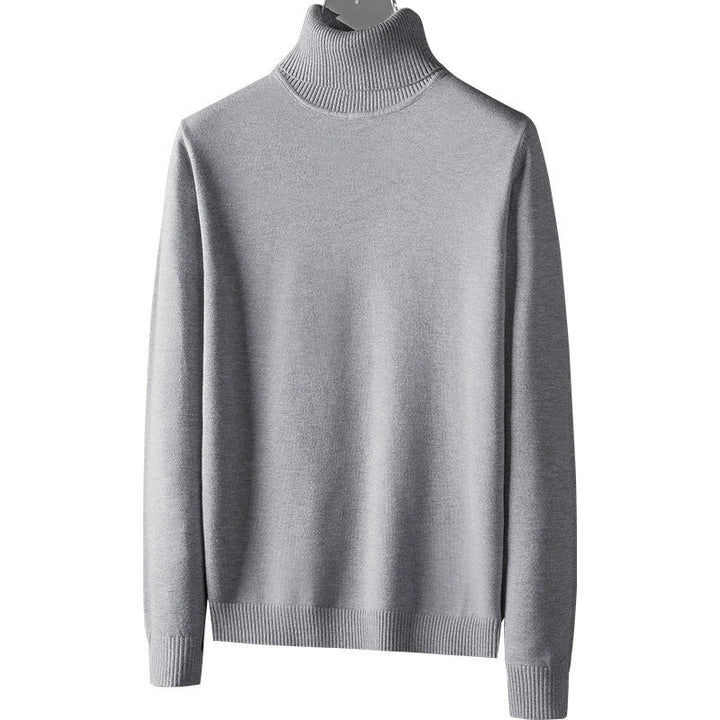 Mens Thermal Turtleneck Sweater For Layering Under Knitwear