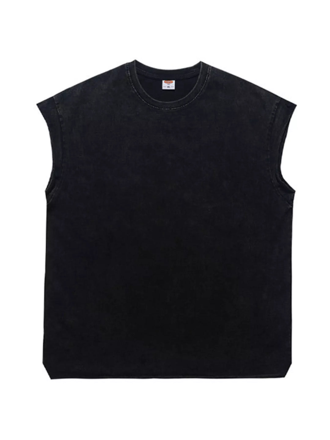 Men's Washed Round Neck Tank