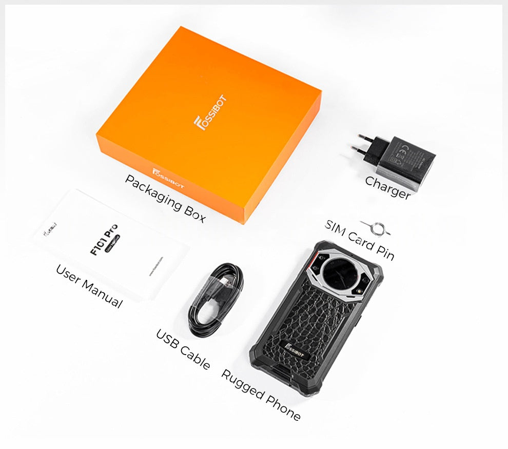 Fossibot F101 Pro Outdoor Waterproof 5.45-inch Small Screen Three Proof Smartphone Android Wireless