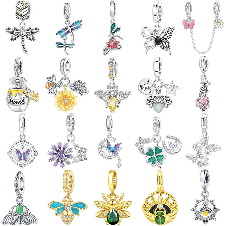 Versatile Dragonfly Pendant Loose Beads For Women