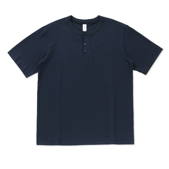 Men's Mandarin-collar Long-sleeve Shirt