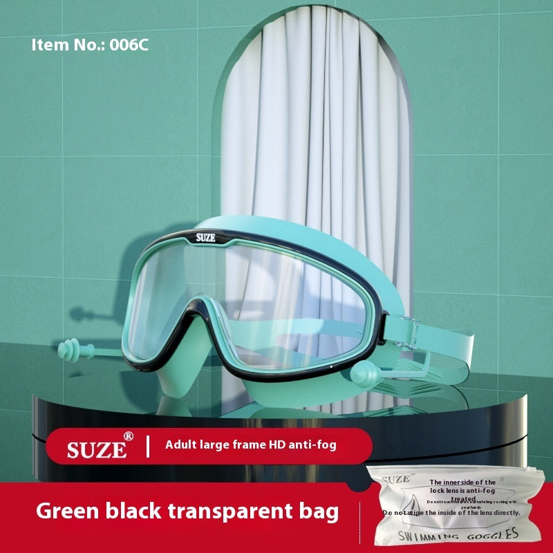 Anti-fog Waterproof Glasses Electroplating Swimming Goggles