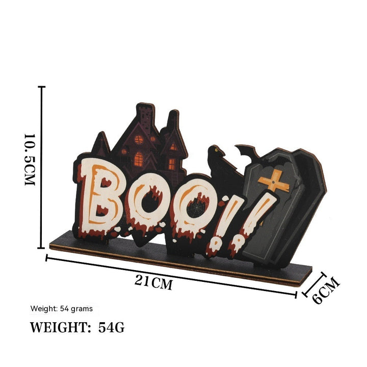 Halloween Wooden Decoration Decorations Festival