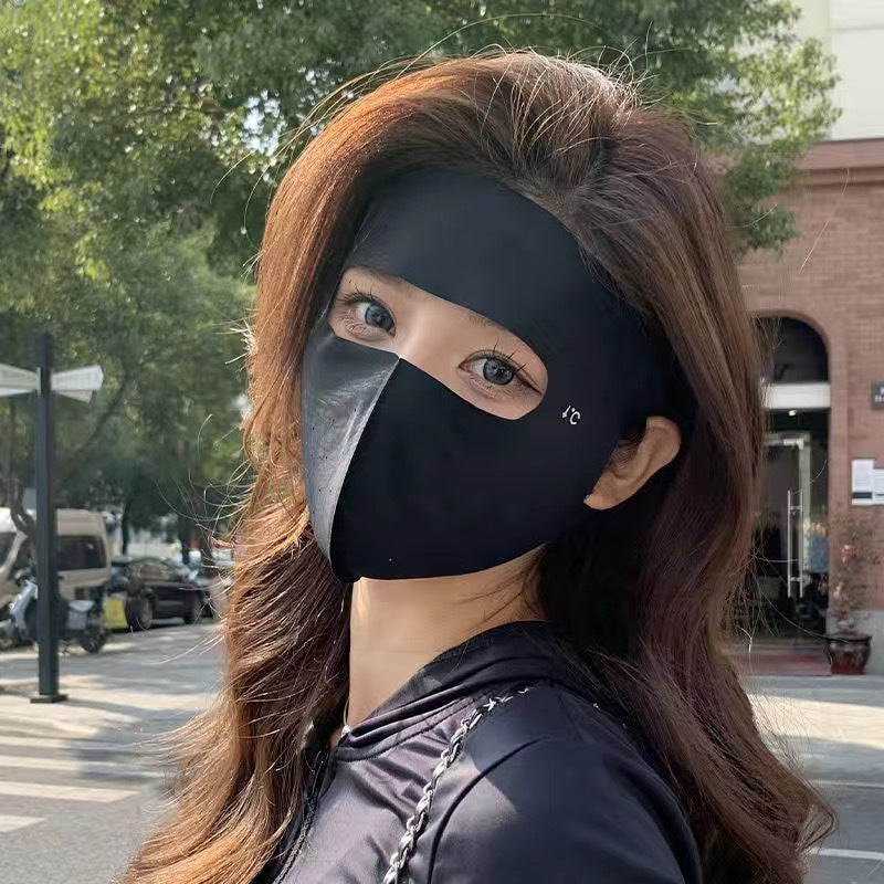 Ice Silk Sunscreen Mask UV Protection