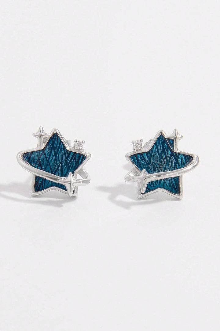 Sparkling Star Stud Earrings for Women