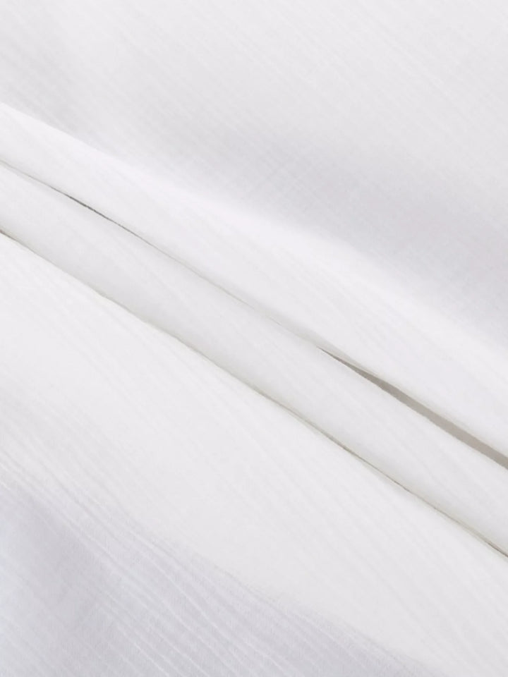 Slit Puff Sleeve Maxi Dress