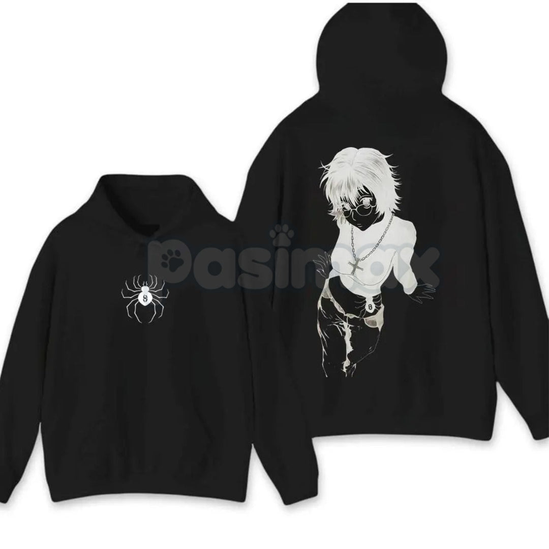 Shizuku #8 Phantom Troupe Graphic Tee – Hunter x Hunter Streetwear Hoodie & Double-Sided Vintage Sweatshirt