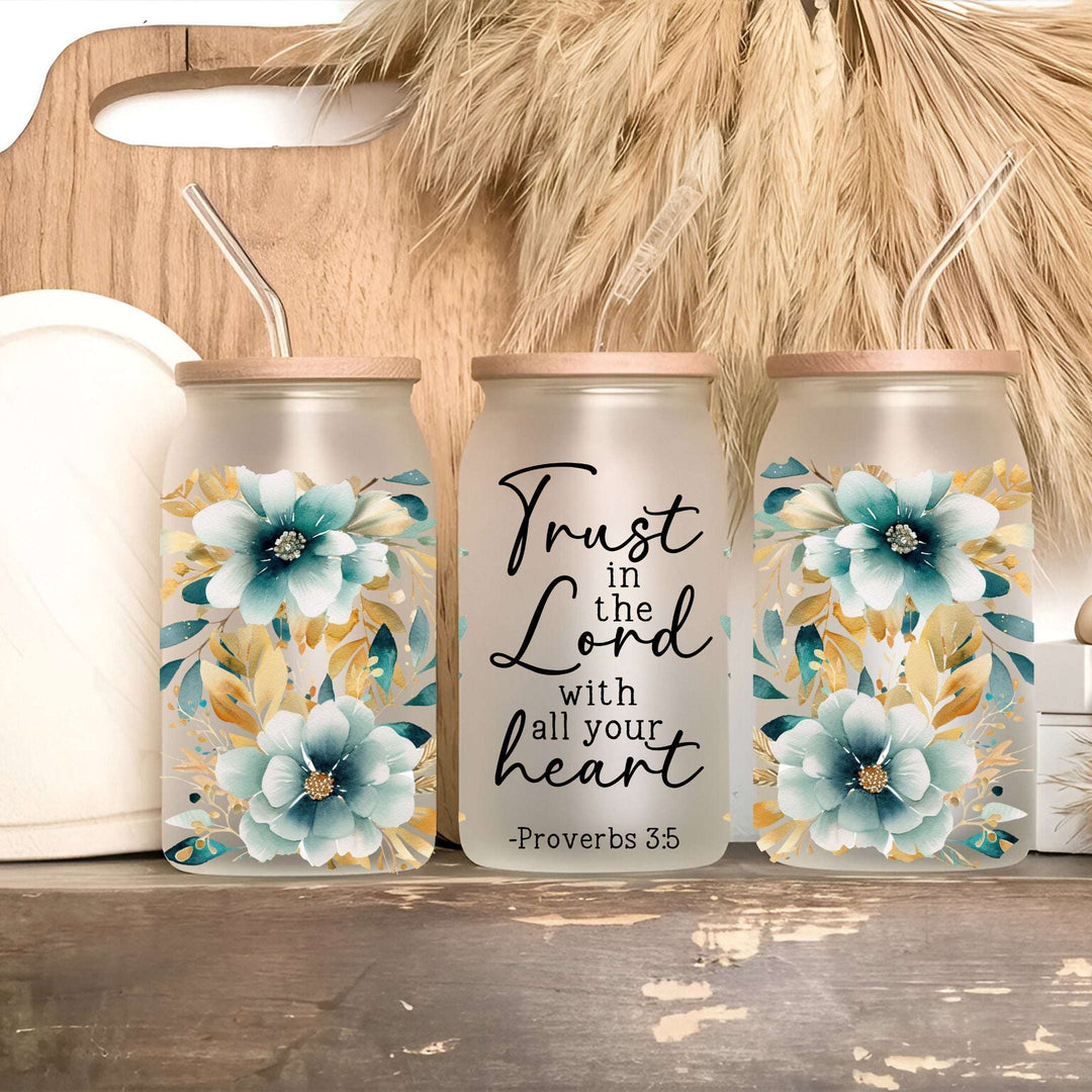 Bible Verse Scripture Cup, Mug & Tumbler with Lid & Straw – Floral Christian Gift for Her