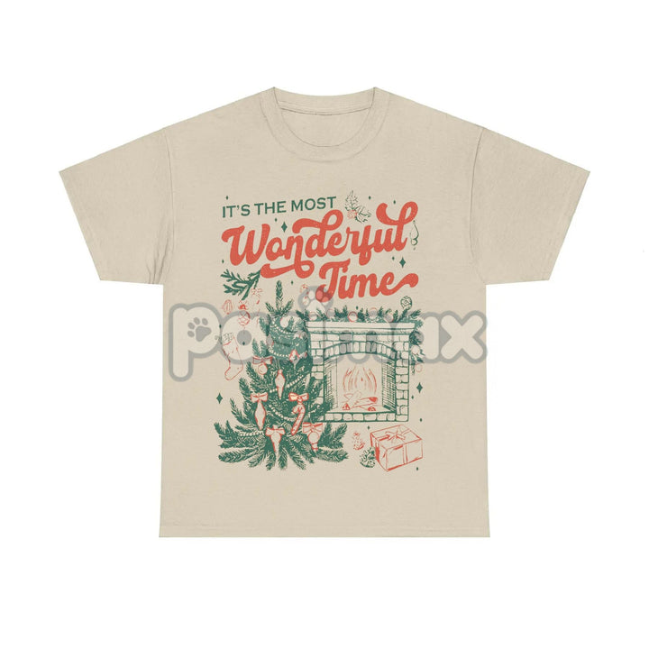 "It's The Most Wonderful Time" Christmas Shirt - Merry Christmas Shirt, Classic Holiday Slogan Tee
