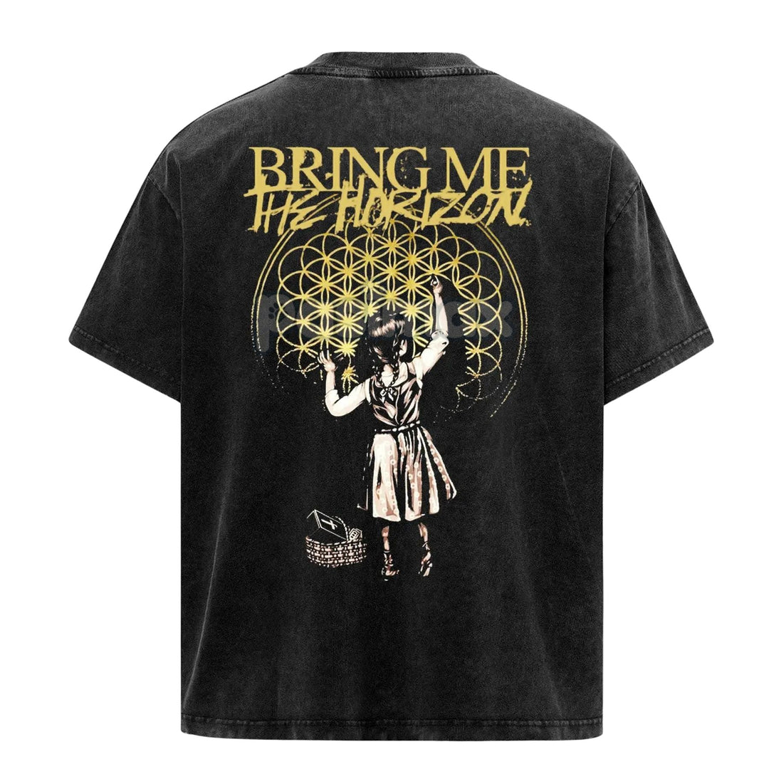 Retro BMTH Sempiternal T-Shirt – Bring Me The Horizon Band Tee, Vintage Washed Graphic Shirt