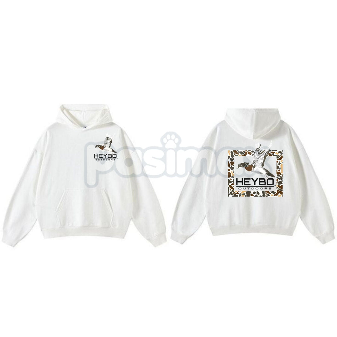 Heybo Outdoors Hoodie – Classic Hunting & Fishing Apparel Pullover, Essential Active Lifestyle Gear, Unisex