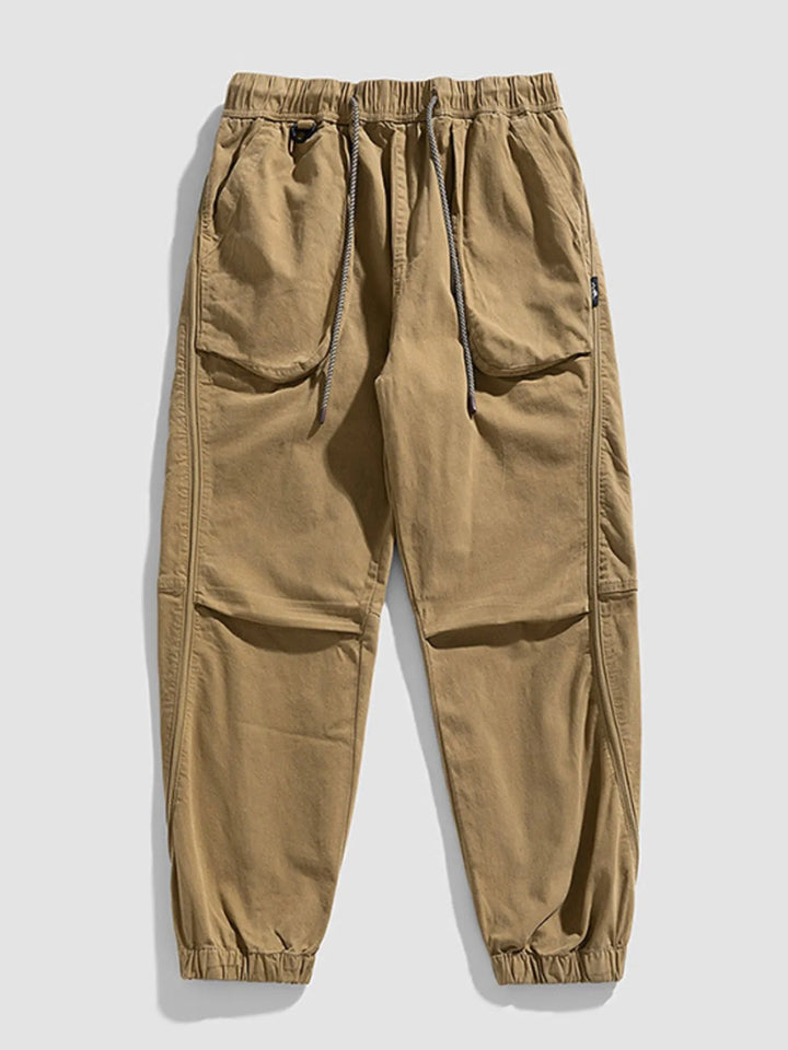 Men's Plus Size Drawstring Wide Leg Pants