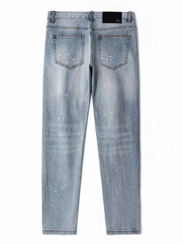 Men's Distressed Slim Fit Jeans