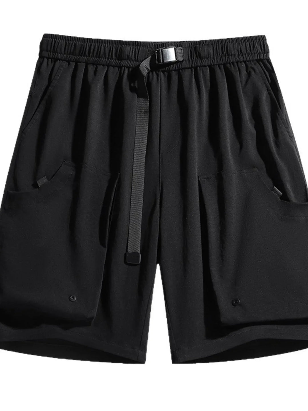 Men's Plus Size Drawstring Cargo Shorts