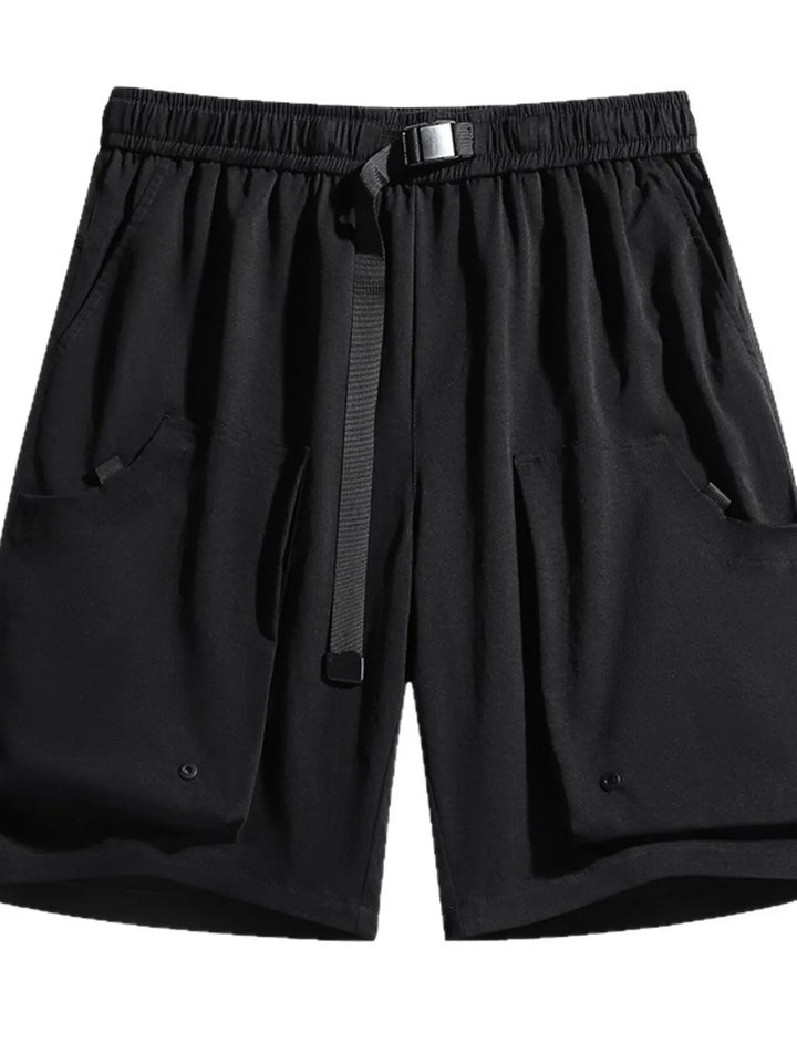 Men's Plus Size Drawstring Cargo Shorts