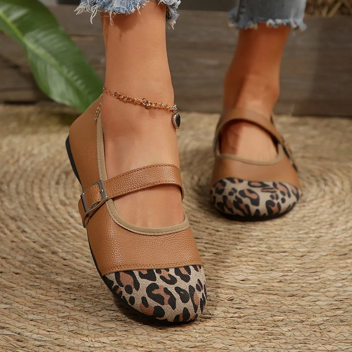 Round Toe Flats Mary Jane Loafers