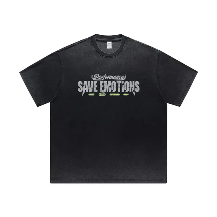 Men's Graphic Round Neck Short Sleeve T-Shirt