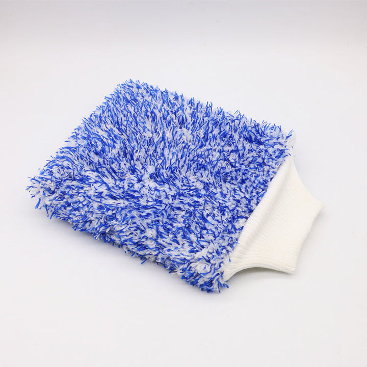 Clean car wash gloves