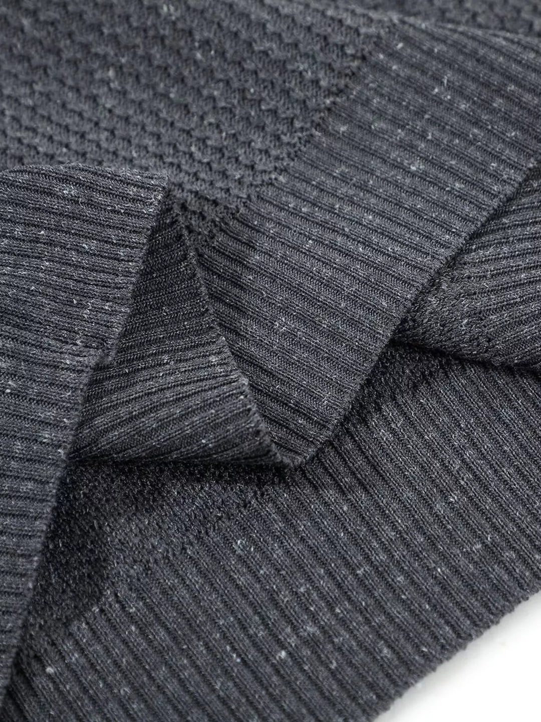 Men's Textured Knit Short Sleeve Top