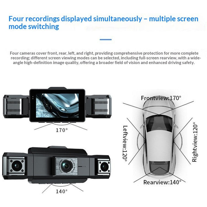 HD Night Vision Smartphone ConnectivityIn-Car DVR