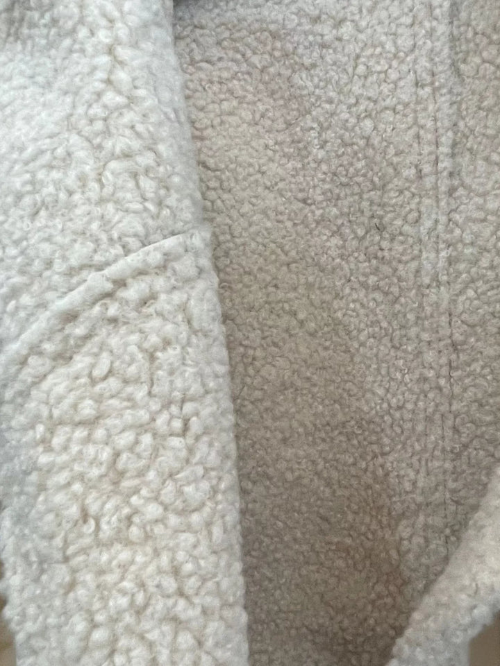 Sherpa Trim Cropped Jacket