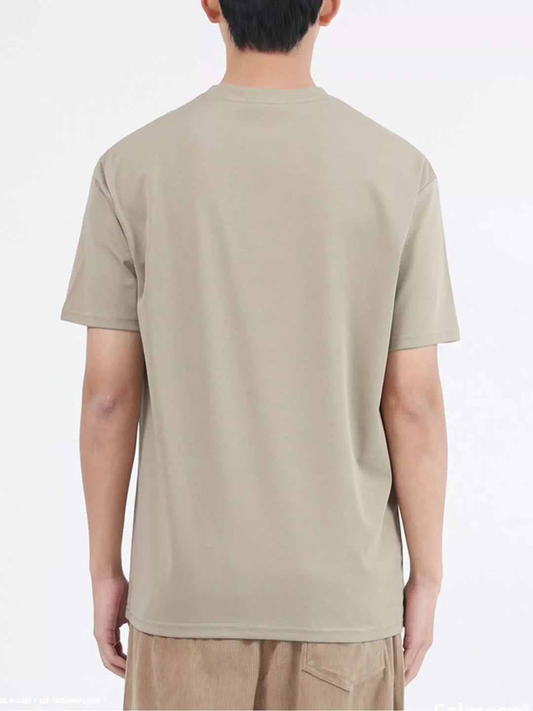 Men's Plus Size Classic Crew Neck T-Shirt