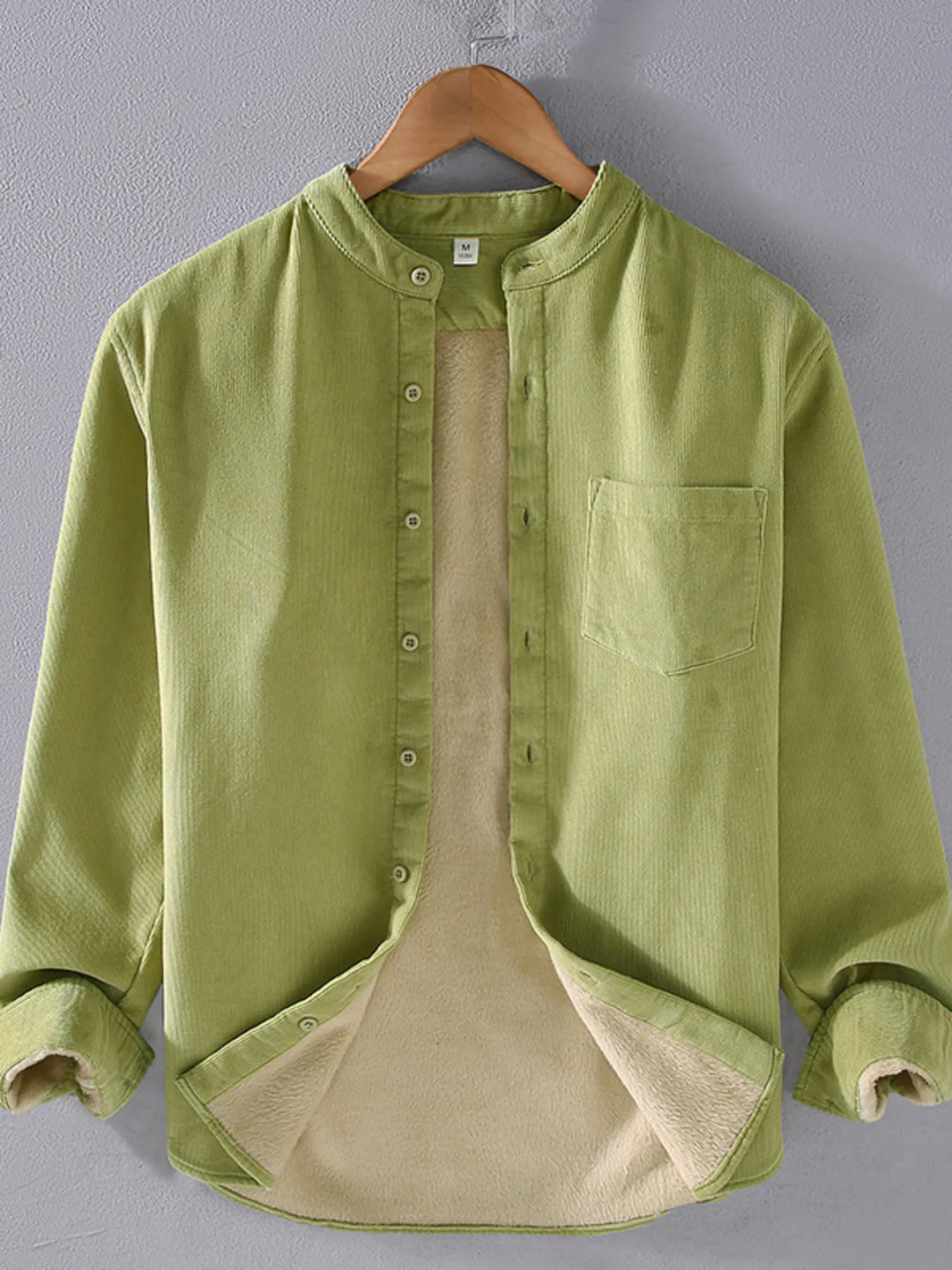Men's Plus Size Button Up Long Sleeve Shirt