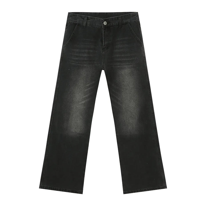 Mid Rise Jeans with Pockets
