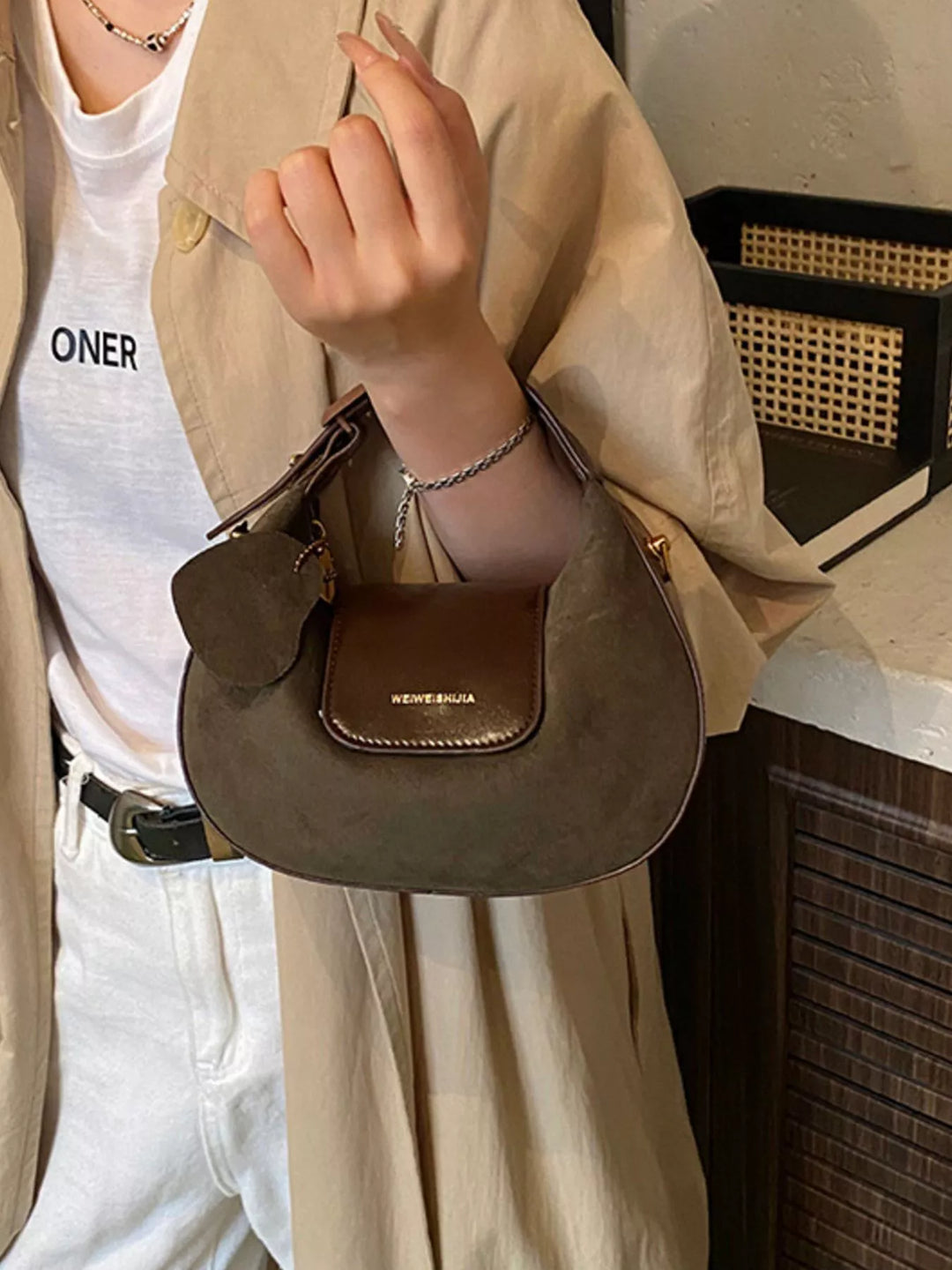 Top Handle Crossbody Bag