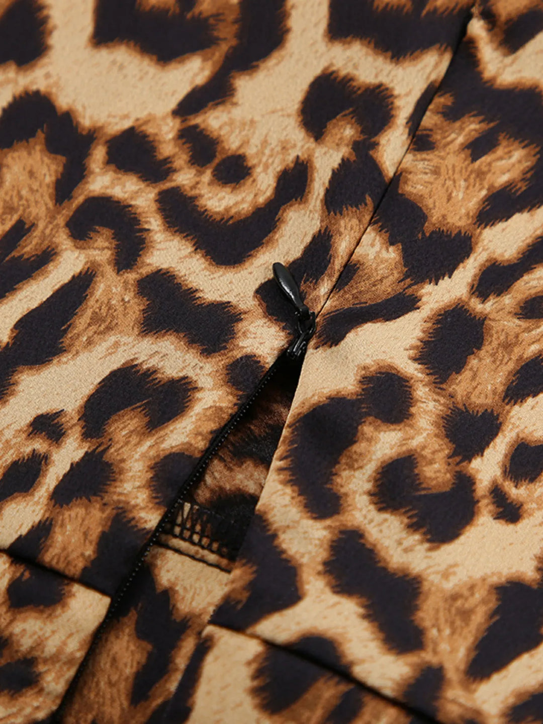 Leopard Print Mini Skirt