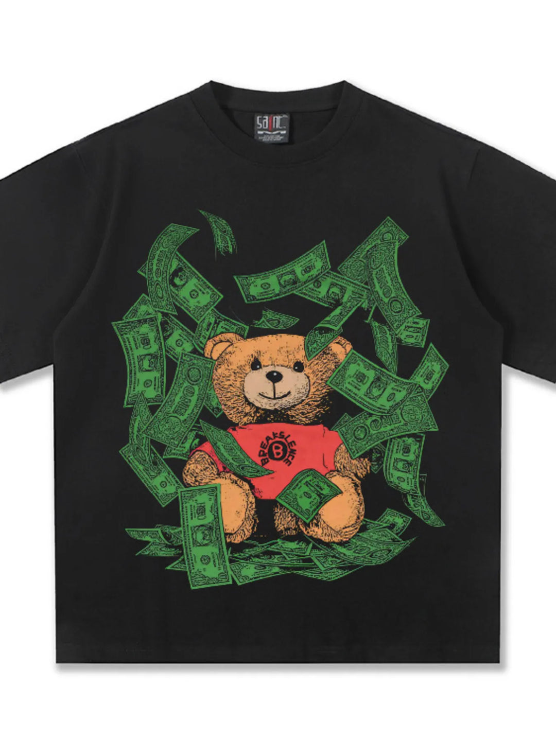 Men's Money Bear Graphic Short Sleeve T-Shirt