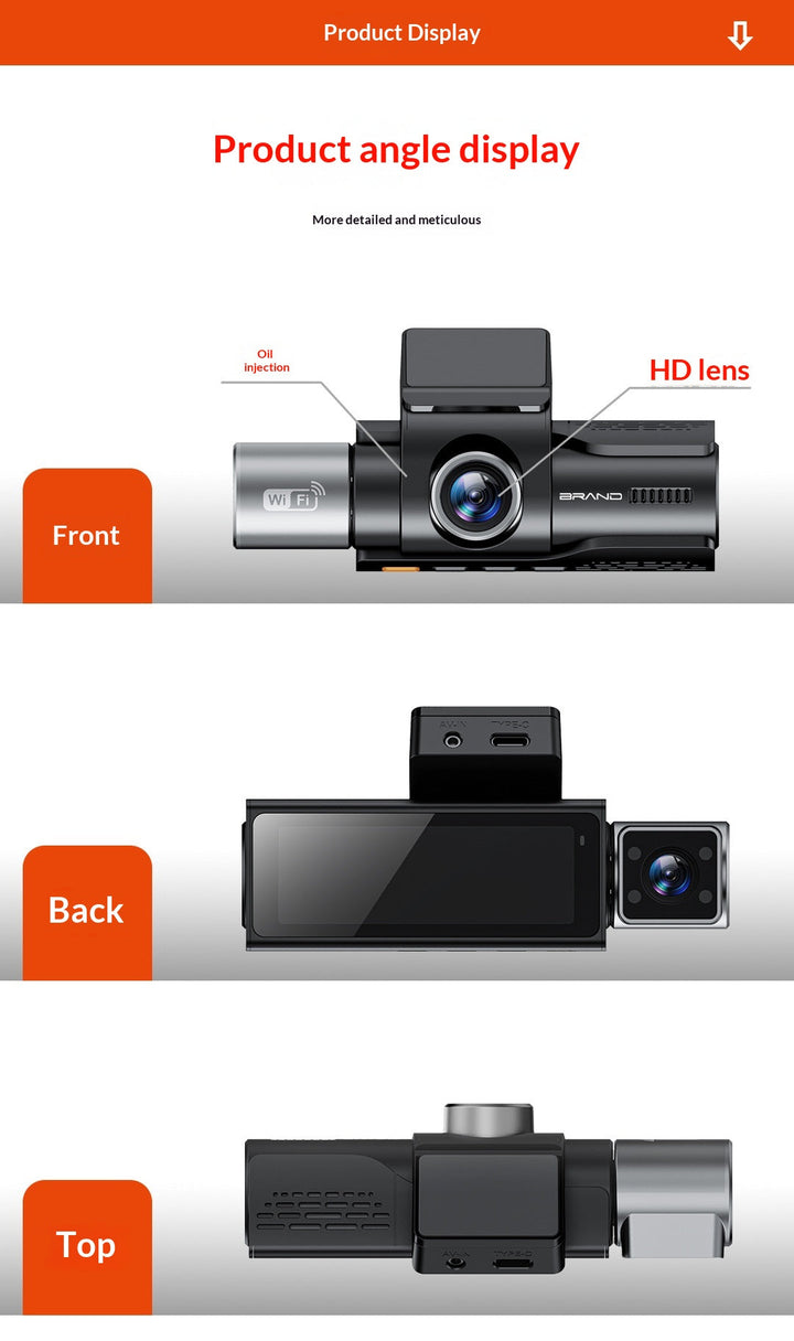 Three Versions Of 4K High-definition Car Dashcam