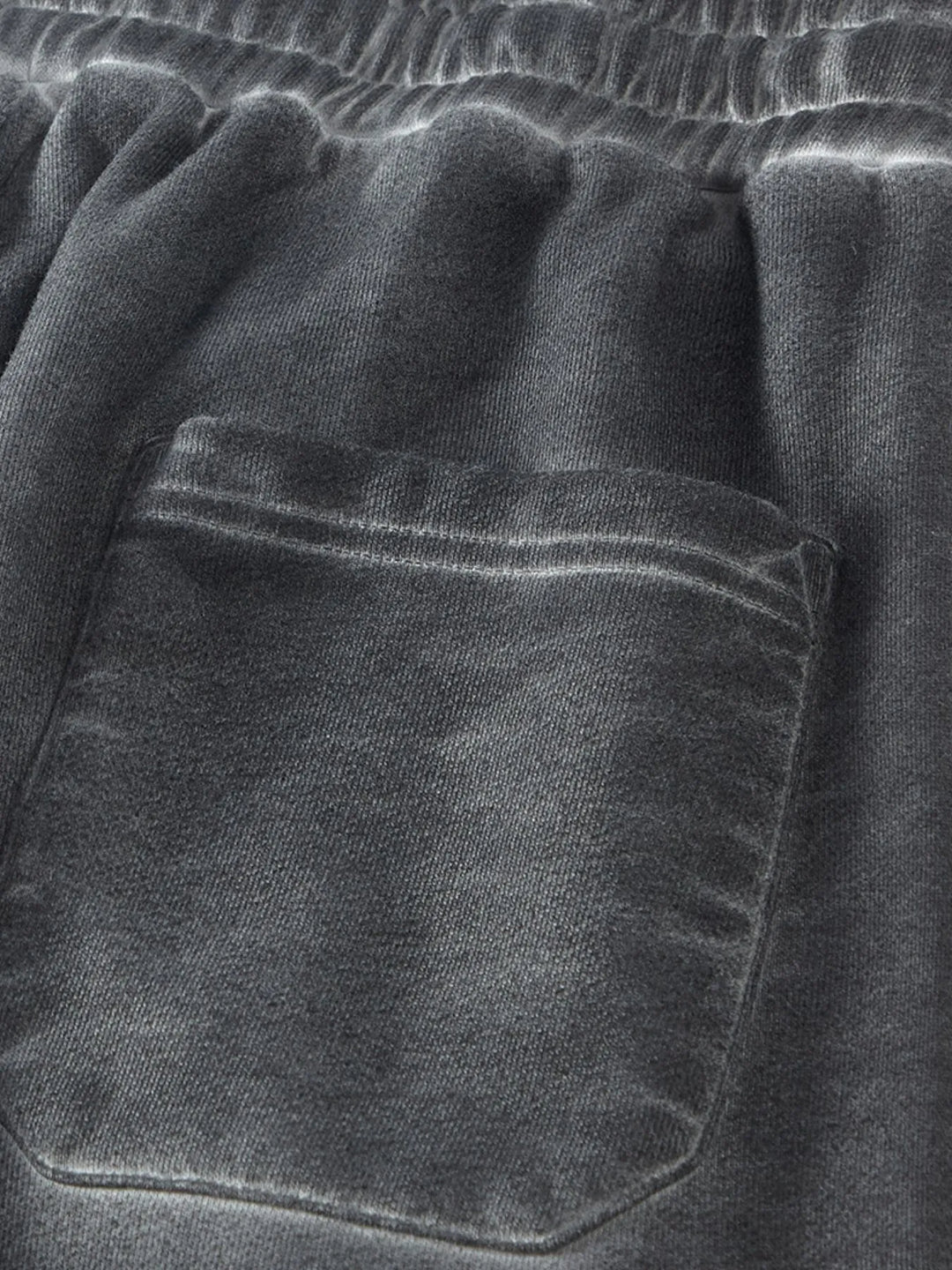 Men's Drawstring Washed Straight Sweatpants