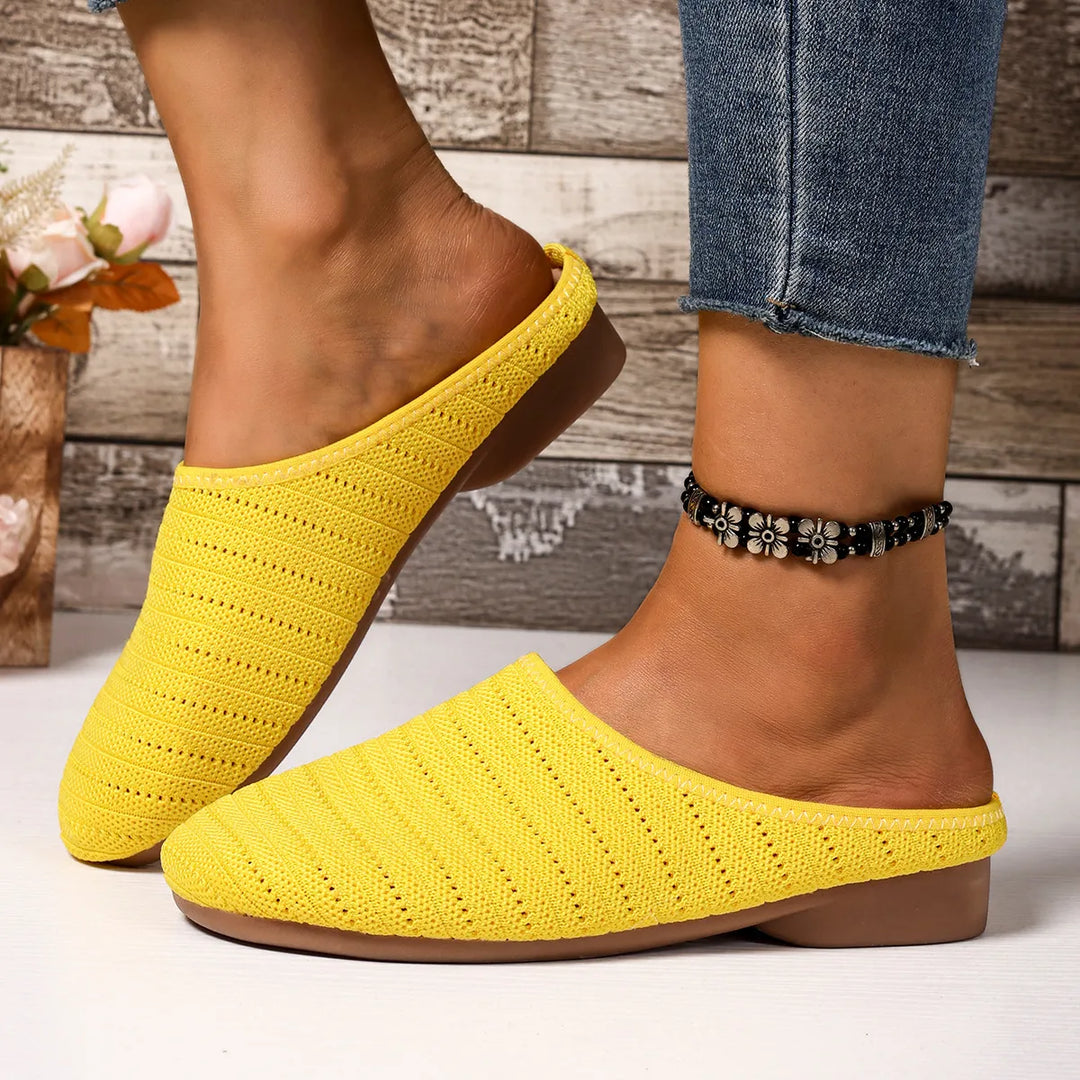 Round Toe Flat Slip-Ons
