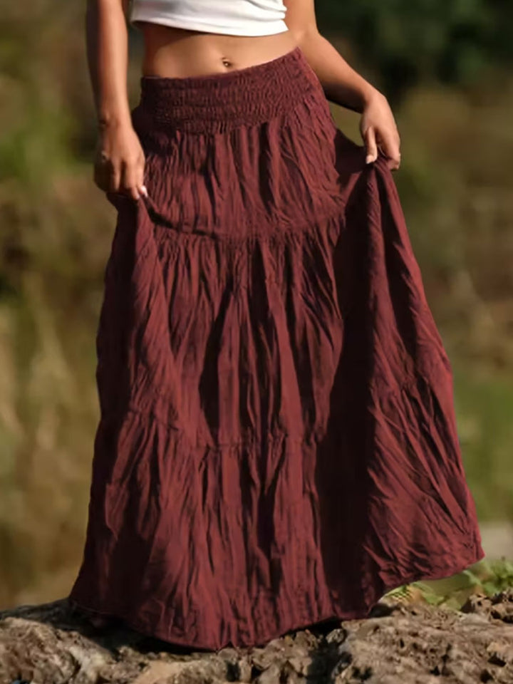 Tiered Maxi Skirt