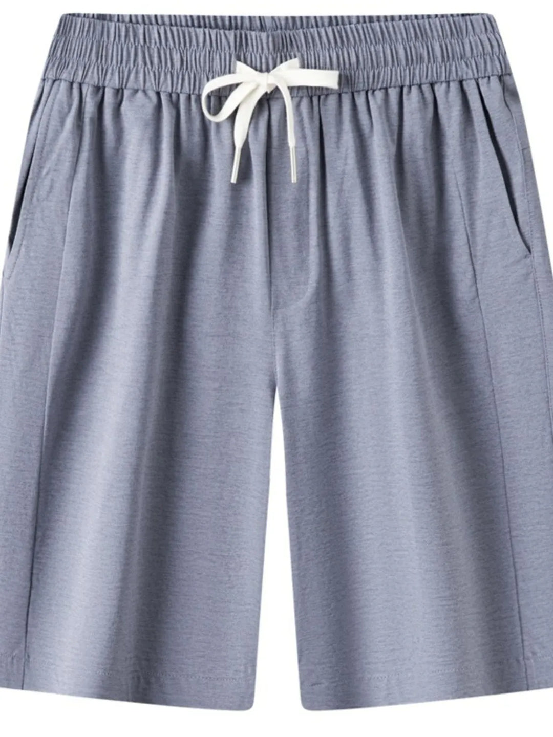 Men's Plus Size Drawstring Shorts with Pockets